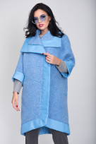 Пальто S-2051L Небесно-голубой