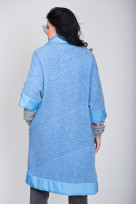 Пальто S-2051L Небесно-голубой