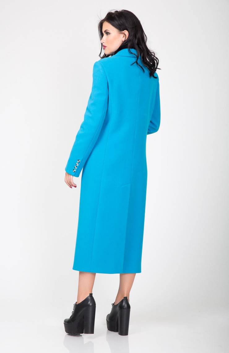 Пальто S-2127 Небесный