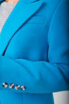 Пальто S-2127 Небесный