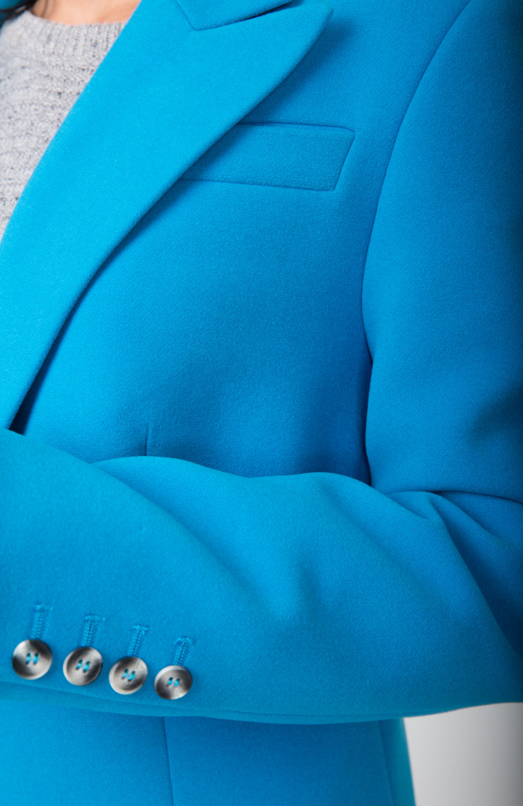 Пальто S-2127 Небесный