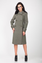 Пальто S-2131 Зеленый чай