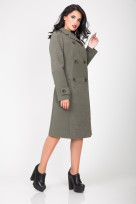 Пальто S-2131 Зеленый чай