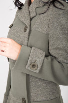 Пальто S-2131 Зеленый чай