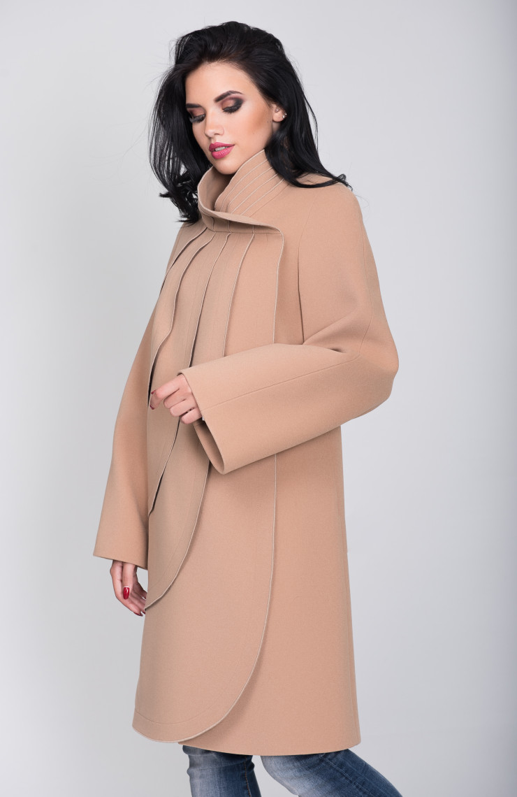 Пальто S-2132/9 Бежевый