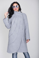 Пальто S-2132 Светло-серый