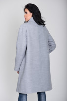 Пальто S-2132 Светло-серый