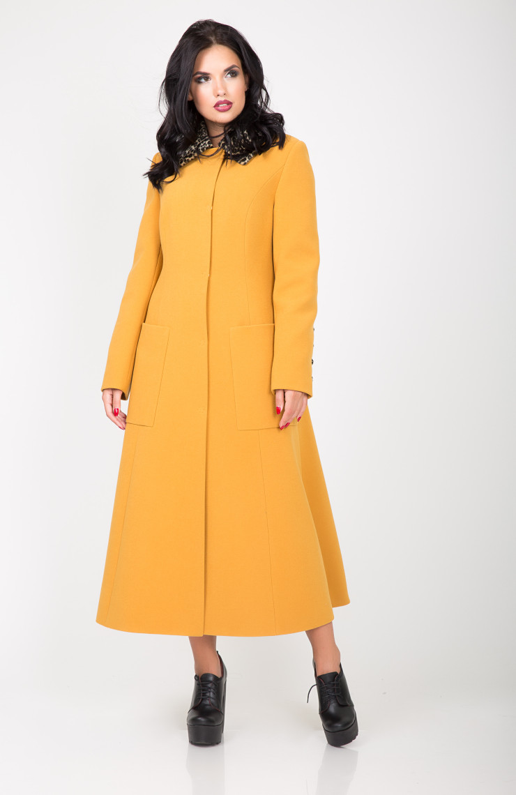 Пальто S-2134 Золотой песок