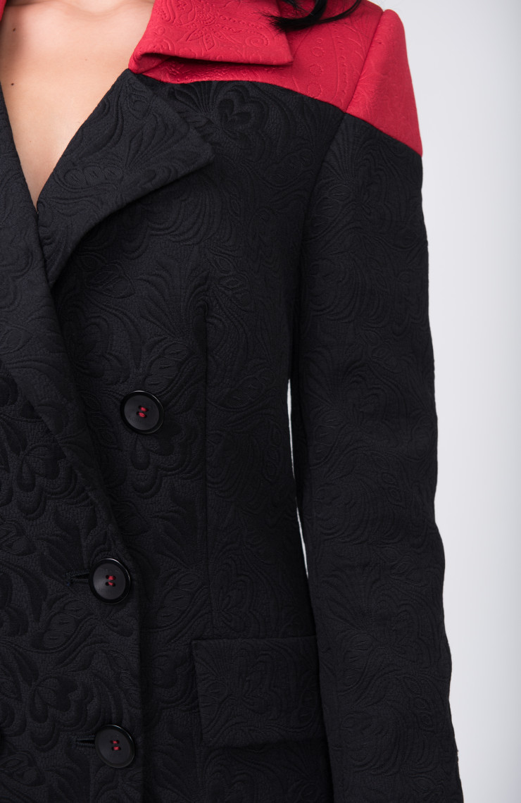 Пальто S-2142 Черный