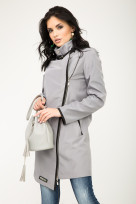 Плащ S-405 Светло-серый