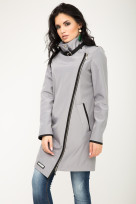 Плащ S-405 Светло-серый