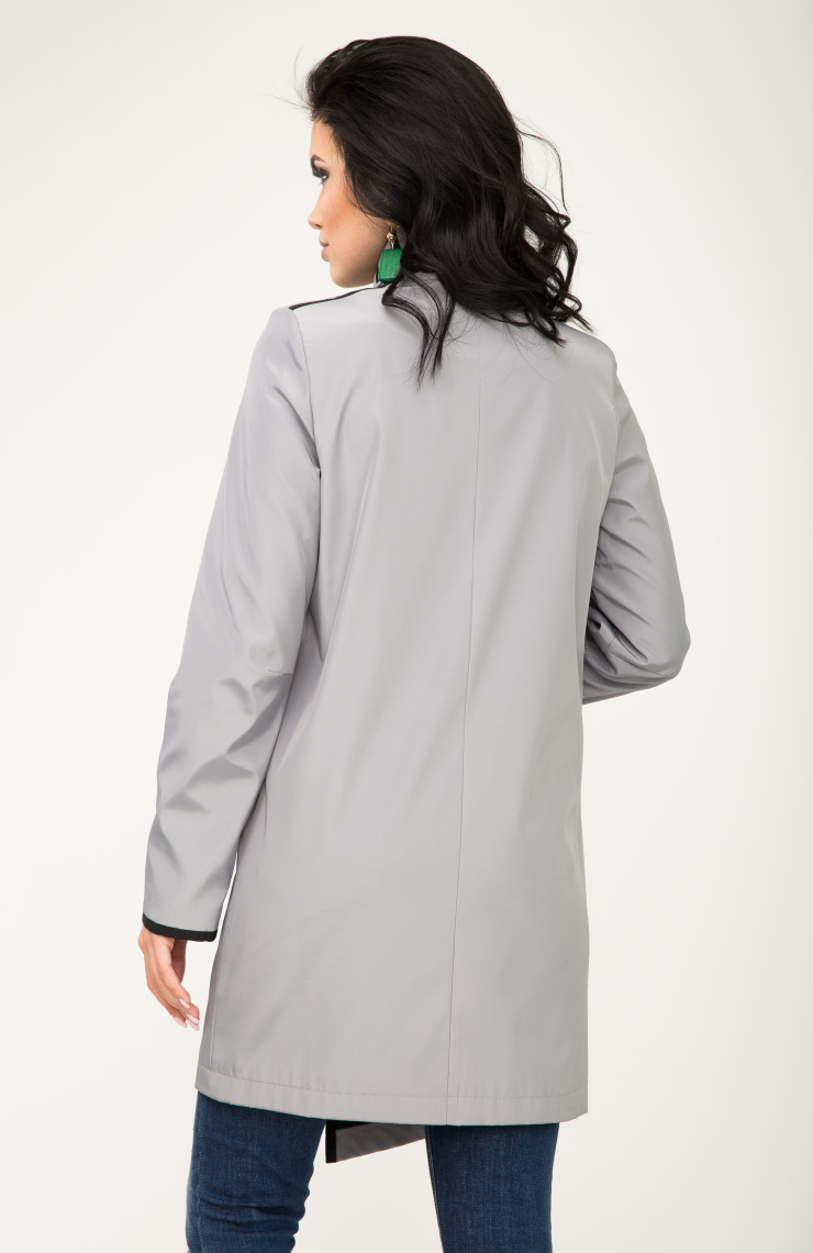 Плащ S-405 Светло-серый
