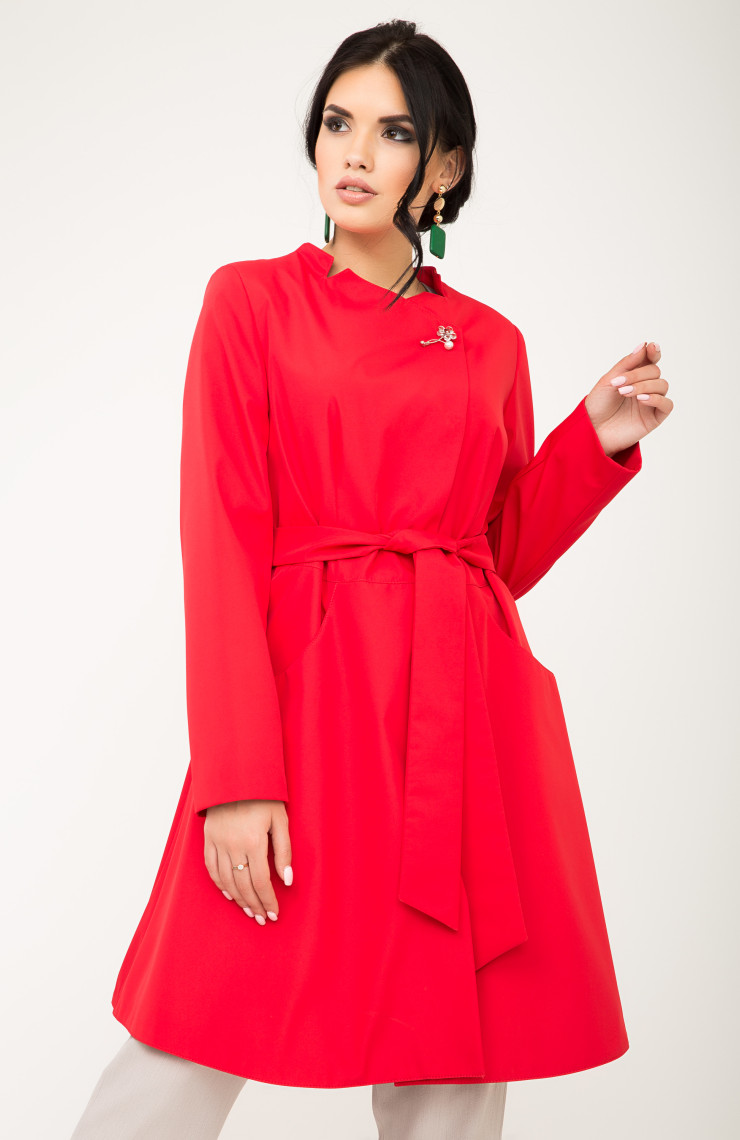 Плащ S-409 Красный