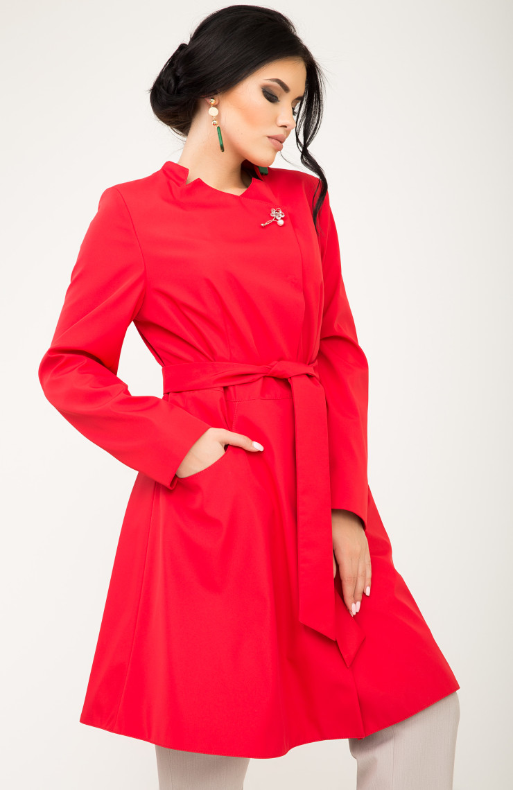 Плащ S-409 Красный