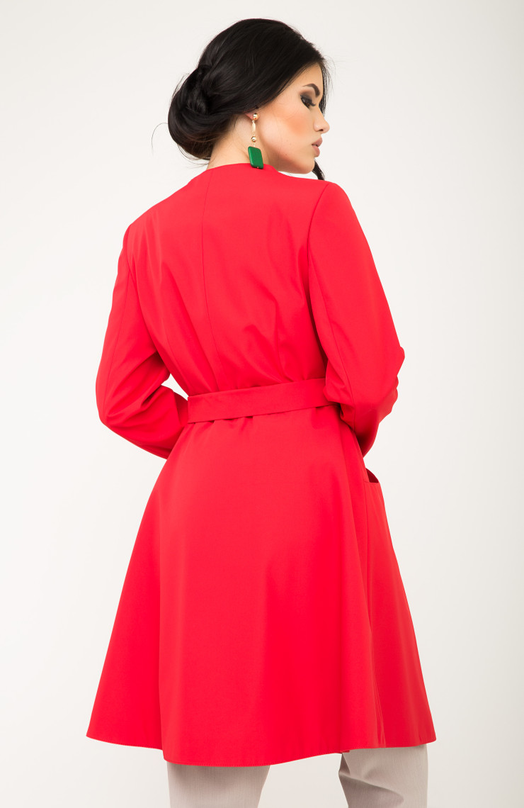 Плащ S-409 Красный