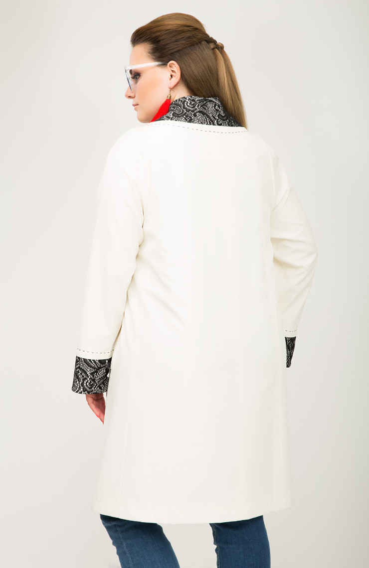 Плащ S-413 Белый