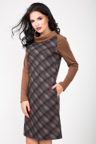 Платье S-9008 Клетка
