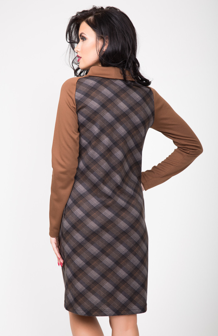 Платье S-9008 Клетка