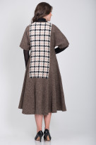 Платье S-9011 Светло-коричневый