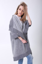 Кардиган 3-019L Светло-серый