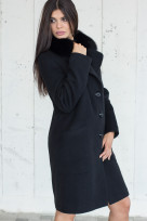 Пальто S-101 Черный