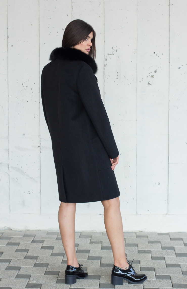 Пальто S-101 Черный