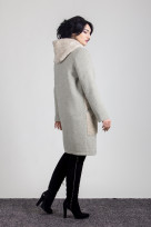 Пальто S-102L Оливковый