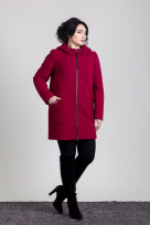 Пальто S-102V Бургунди