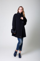 Пальто S-105 Черный