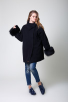 Пальто S-105 Черный