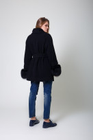 Пальто S-105 Черный