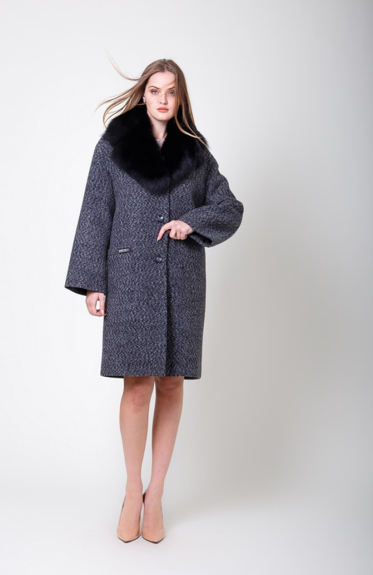 Пальто S-112 Графит