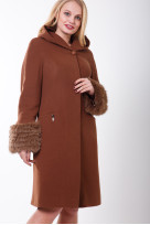 Пальто S-133 Шоколад
