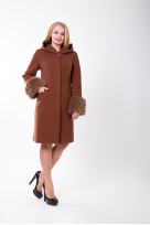 Пальто S-133 Шоколад