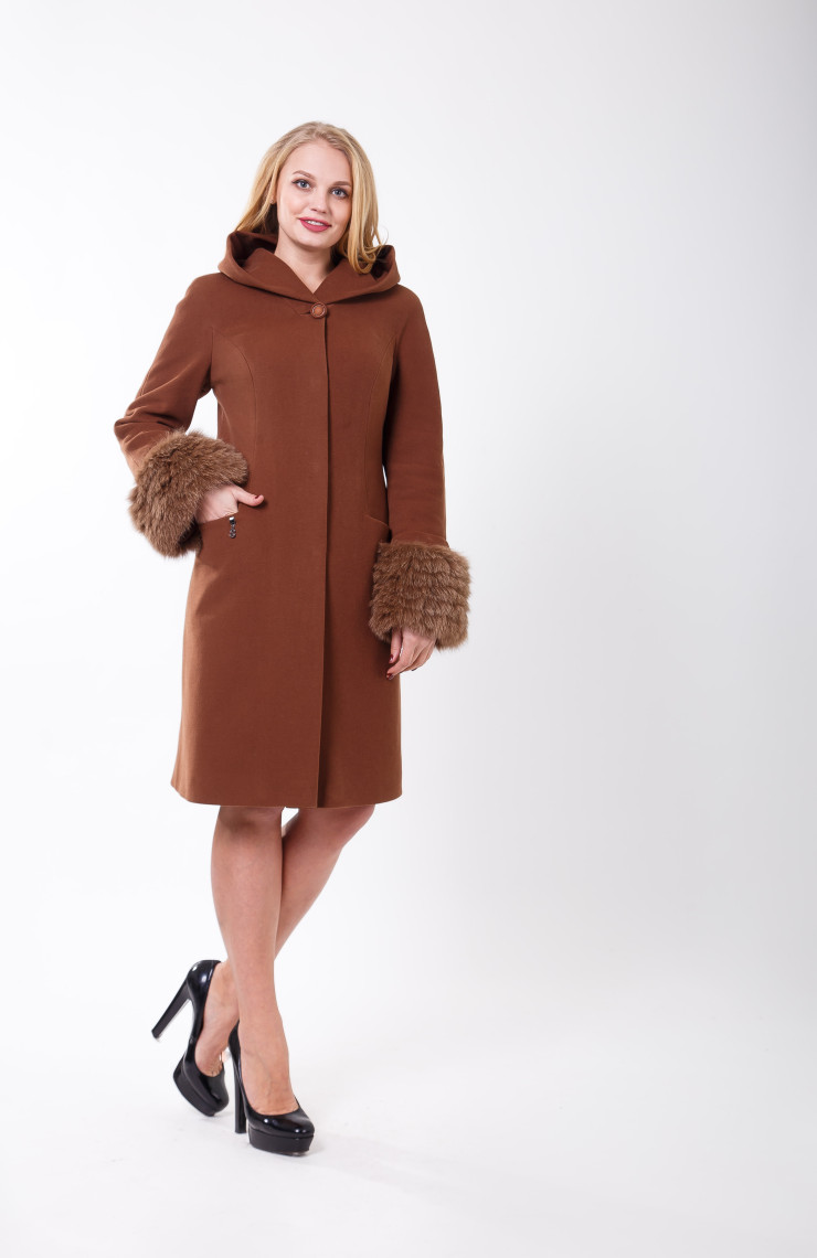 Пальто S-118 Корица