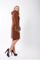 Пальто S-133 Шоколад