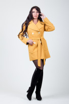Пальто S-218 Желтый