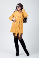 Пальто S-218 Желтый