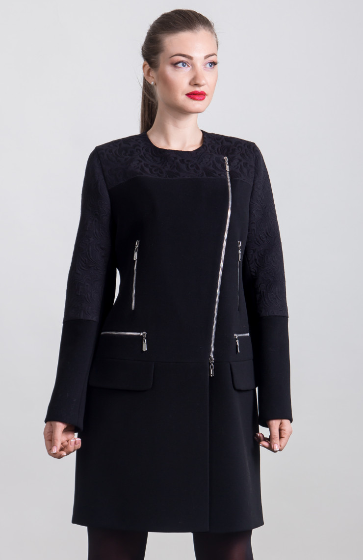 Пальто S-229 Черный