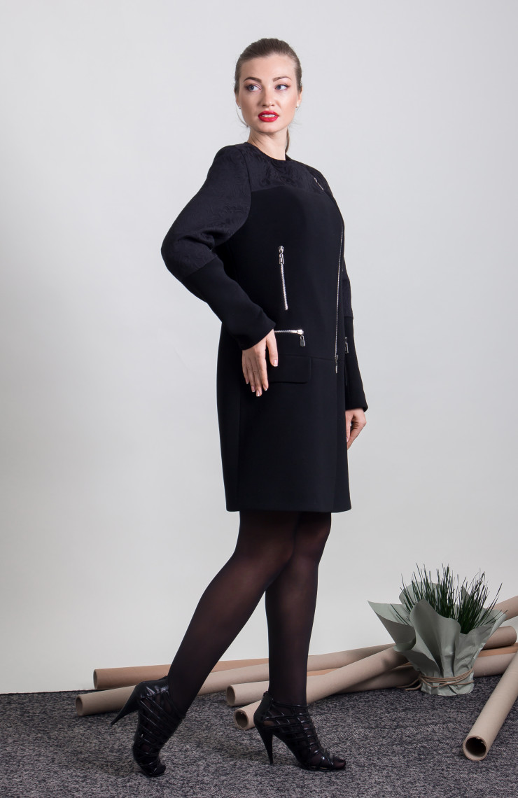 Пальто S-229 Черный