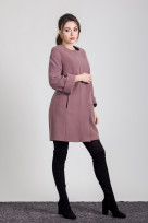 Пальто S-244 Дымчато бежевый