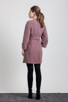 Пальто S-244 Дымчато бежевый